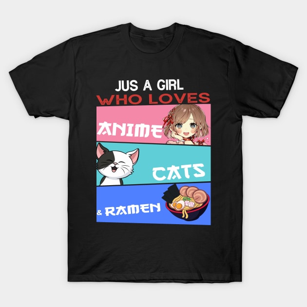Anime and Cats Lover for Teen Manga kawaii Graphic Otaku.This Cute Anime and Cats Lover for Teen Manga kawaii Graphic Otaku design is perfect for Anime fan teens that love Cats. T-Shirt by The Design Catalyst